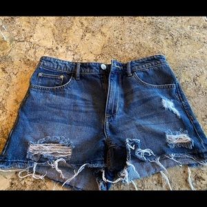 Gilded Intent high rise distressed shirts - 28